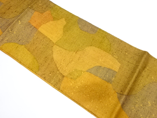 JAPANESE KIMONO / VINTAGE FUKURO OBI / SILK / WOVEN ABSTRACT